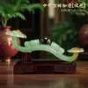 Enfeites Estilo Chinês Tudo Dá Certo Jade Azul Gelo Ruyi Decorações para Sala de Estar Entrada Quarto Aconchegante Casa Nova Presente de Inauguração Alto Padrão
