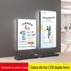 Caixa de luz luminosa outdoor display board vertical led soft film khaki floor outdoor windproof caixa de luz recarregável atacado