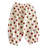 Pantalones de Lunares de Linterna para Bebé Niña 2026 Nuevos Elegantes Holgados Casuales Largos Pantalones de Bebé de Moda con Cintura Elástica