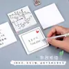 Anotações Adesivas Estilo Ins Casual Logo Personalizado Escritório N Vezes Adesivos Quadrados Cor Pura Adesivos para Bloco de Notas de Estudante Personalizados