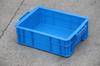 Caja de gran volumen de negocios, cesta de plástico rectangular con marco de plástico, caja de plástico industrial, caja de almacenamiento, cesta de plástico con marco de transporte logístico.