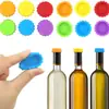 Tapas de Silicona para Botellas de Cerveza en Colores Caramelo, a la Mano, a Prueba de Fugas, Reutilizables para Botellas de Bebida, Tapas Suaves para Conservación de Alimentos