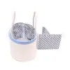 Cesta de almacenamiento de cuerda de algodón al por mayor de fábrica, cesta de almacenamiento para bolsa de pañales, bolsa de almacenamiento con partición removible, bolsa de pañales comercio exterior