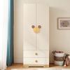 Manija de Cajón de Madera para Muebles de Habitación Infantil de Mickey Oso de Dibujos Animados Lindo Manija de Puerta de Armario de Madera Semicircular