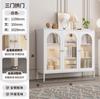 Aparador Moderno Simple Gabinete para Té Vino Libro Hierro Sala de Estar Luz Lujo Gabinete de Almacenamiento Almacenamiento de Vajilla de Cocina