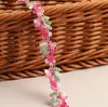 Encaje Multicolores Soluble en Agua Bordado Degradado Accesorios para Ropa Ribete de Encaje Adornos de Flor de Ciruelo Tela DIY