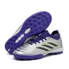 Zapatos de Fútbol Deportivos Transfronterizos para Niños y Estudiantes, Tacos Tf para Entrenamiento en Césped Artificial, Zapatos Profesionales de Competición Ag Long Spike para Hombres y Mujeres