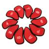 Fundas para Cabezas de Hierro de Golf, Fundas para Cabezas de Clubs, 10 Piezas/Set, Tela de Malla con Algodón Denso, Protectores para Cabezas de Clubs de Golf
