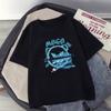 Camiseta de manga corta Ge Hua para hombre, estilo Hong Kong, marca de moda, estilo coreano, holgada, de media manga, ropa informal para parejas.