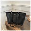 Bolsa Tote Grande Capacidade Feminina 2024 Nova Moda Versátil Casual de Ombro para Trabalho e Dia a Dia Bolsa Grande