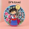 Ímãs de Geladeira de Yunnan, Decorações de Geladeira Estilo Étnico Naxi, Lembranças de Cidade Turística, Presentes Culturais e Criativos Étnicos de Madeira