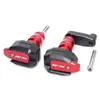 Adecuado para Yamaha YZF R6 años 06-16 bola anticaída cuerpo modificado varilla anticaída accesorios de goma protectores de motor