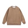 Sudadera de Gamuza con Cuello Redondo, Dobladillo con Hilo de Peso Pesado, Corte Holgado, Talla Grande para Hombre, Sudadera Casual Transfronteriza, Tablero Ligero 25