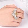 Venta directa de fábrica en AliExpress, anillo de águila retro personalizado Gao Qiao, anillo de alas de águila de Amazon.