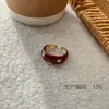 Colección de Anillos Abiertos Retro en Forma de Corazón Europeos y Americanos para Mujer, Anillos Versátiles en Forma de Corazón, Anillos para el Dedo Índice, Accesorios
