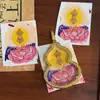Hotong Xizang Nepal Thangka Puro Pintado à Mão Forma de Cabacinha com Lótus Vajra [Núcleo de Papelão]