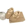 Zapatos de Algodón Estilo Birkenstock con Lazo, Suela Gruesa, Aumentadores de Altura para Mujer, Modelo Nuevo 2025, Forro de Felpa, Cálidos, para Exteriores, Zapatos Mary Jane Peludos