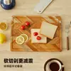 Tabla de cortar de teca personalizada, de doble cara, adecuada para uso doméstico, tabla de cortar de madera maciza con fregadero integrado, tabla de cortar con fregadero para cortar verduras