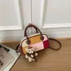 Cross2026 Outono Inverno Nova Bolsa Boston Color Block Retrô Bolsa de Mão de Alto Valor Bolsa de Ombro Única Transversal Feminina