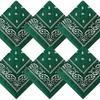 Comércio Exterior Mais Vendido Performance de Dança Hip-Hop Lenço Quadrado Flor de Castanha Lenço de Pulso Algodão Puro Lenço de Cabeça Clássico Paisley Bandana