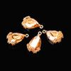 Conjunto de Flor de Ameixa Lace Crystal Glass Drop Pingente diy Colar Pulseira Brincos Hairpin Tassel Acessórios