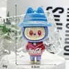 Llavero Labubu Electrochapado Caja Sorpresa Muñeco Dibujo Animado Labubu Bolso Colgante Exquisito Accesorios para Ropa