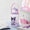 Taza térmica Sanrio, taza de agua especial para estudiantes que van a la escuela, taza de bolsillo portátil para llevar, sensación de lujo ligero y alta gama