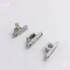Abrazadera para Puerta de Vidrio Acero Inoxidable Abrazadera Superior e Inferior Abrazadera Curva Superior Accesorios para Abrazadera de Puerta Tipo Universal para Piso sin Marco