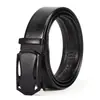 Cinturón para Hombre, Negro Electroforesis, Hebilla Automática de Hierro, Artículo Popular de Comercio Electrónico Transfronterizo, En Stock, Al Por Mayor, Logo Personalizable, Versátil, Casual