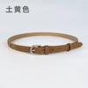 Cinto Vintage de Couro Bovino Fosco Feminino Couro Genuíno para Calças Casuais Jeans Sentido de Alto Padrão Moda Coreana Feminina Fivela de Pino