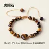 Pulsera de Cuentas de Cristal Natural Runya, Bola de Amor de Cristal, Pulsera Original Hecha a Mano con Cruz Telescópica de Piedras Preciosas, Venta al por Mayor de Fábrica