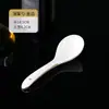 Venda Direta da Fábrica Bandeja de Sopa de Porcelana Óssea, Mais Branco Puro, Margot Pequeno, Margot Grande, Colher para Uso Doméstico e de Hotel, Louças de Cerâmica Pintadas a Ouro