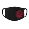 B0062 Máscara Bordada Lavável para Adultos, Proteção Solar e contra Poeira para Primavera e Verão, Máscara Respirável Fina para Boca e Nariz para Homens e Mulheres