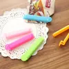 Clipe de vedação de plástico de 7 cm para chá e lanches, à prova de umidade, clipe de vedação para sacos de alimentos, fabricantes, pequenos presentes, pode ser fixado com LOGOTIPO