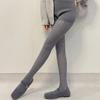 Meias Ligeiramente Transparentes, Meias-Calças Modeladoras, Estilo Cinza Emagrecedor, Meias Sexy Clássicas e Versáteis