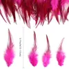 Venta caliente transfronteriza de Amazon color pluma gallo pluma de gallo puntiaguda atrapasueños red para la cabeza decoración de flores materiales hechos a mano