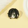 Broche Metálico de Dibujos Animados Estilo Japonés Chainsaw Man Etsu Maikuma Pawa Sakurakawa Ventilador de Otoño Insignia de Mercancía Fábrica