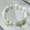Explosiones Cerámica de Jingdezhen pulsera cuentas antiguas popular pequeño fresco arte dulce pulsera joyería para mujer al por mayor
