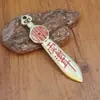 Dinero Fantasma de Montaña de Latón Taoísta Bolsa de Espada de Siete Estrellas Colgante Tabú Bagua Ziwei Lluvia Gradualmente Oreja Paz Amuleto Colgante para Coche