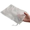 Bolsa de Hielo Triturado de Nylon para Frotar Manos, Bolsa de Gasa Fuerte y Duradera, Bolsa Grande Hecha a Mano para Burbujas para el Cabello