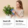 Jakehoe Spray Limpiador de Flores Artificiales Spray Limpiador para Eliminar el Polvo de la Superficie de Hojas de Plantas Verde Brillante