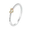 Anillo Ajustable de la Suerte Amor S925 Plata de Ley Transfronterizo Europeo y Americano Anillo de Comida Clásico Simple de Moda Europeo y Americano para Mujeres