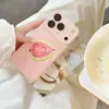 Capa 3D de frutas fresca e estilosa adequada para iPhone 17 PRO MAX, iPhone 16 janela de visualização com ampliação instantânea capa protetora