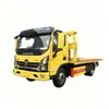 Caminhão Guincho Chengliwei Marca Azul Um-para-Dois com Plataforma e Plataforma Elevatória para Resgate Rodoviário, Eficiente e Confiável