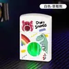 Ignição visual inteligente a gás-elétrico híbrido câmara de gás visível isqueiro de desenho animado presente acessório para fumar isqueiro famoso na internet atacado