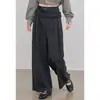 Pantalones Casuales de Cintura Alta para Mujer Color Gris Otoño 2026 Estilo Coreano Diseño de Nicho Sueltos Estilo Europeo y Americano Pantalones de Traje