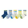 Calcetines Deportivos Trendy para Estudiantes, Anti-Pilling, Transpirables, Absorbentes de Sudor para Niños, Calcetines de Algodón Clase A de Tubo Medio para Niños Mayores, Venta al por Mayor Transfronteriza