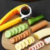 Fatiador para Bananas, Presunto e Frutas, Manual Criativo Multifuncional Ultra-Fino, Cortador de Melão, Ferramenta Especial de Cozinha