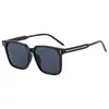 Nuevas Gafas de Sol de Moda con Montura Cuadrada para Hombre con Sentido Gafas de Sol Polarizadas Anti-UV Gafas de Protección Solar para Conducir Mujer 9050
