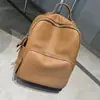 Mochila de Couro Genuíno Estilo 2026 para Mulheres, Mochila de Grande Capacidade, Mochila Escolar Estilo Isn Scholar, Mochila de Viagem